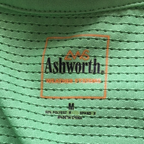 𝅺ASHWORTH Sleeveless Performance Top Bright Green Size Medium - Picture 6 of 7